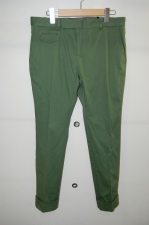 2014 S/S GalaabenD 高密度ピケストレッチtapered trousers GREEN