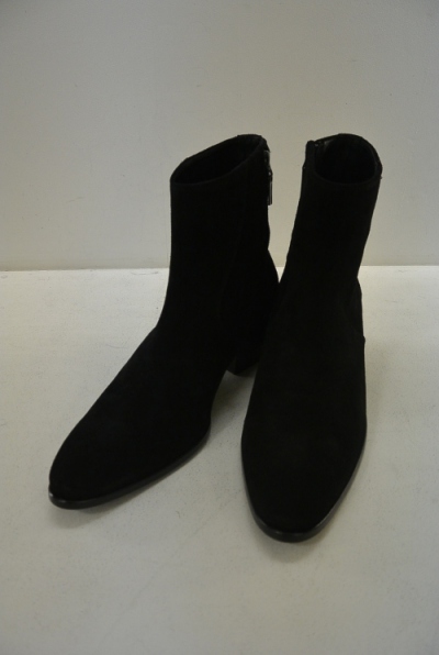 2017 A/W GalaabenD ベロアスエード heel boots BLACK