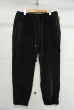 2015 A/W JAMA RICO Shadow Check Taperd Easy Pants BLACK