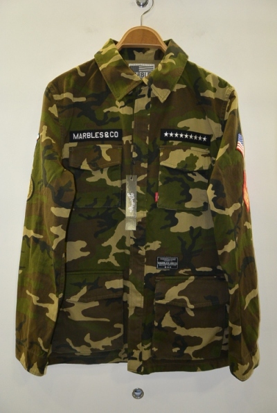 2016 A/W MARBLES CAMOUFLAGE　BDU　SHIRTS JKT 
