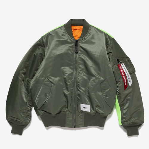 2025 A/W WTAPS MA-1 CORE SPEC / JACKET / NYLON. TWILL. ALPHA