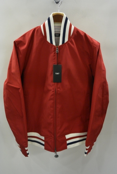 2017 S/S TMT TORICOLORE RIB BLOUSON RED