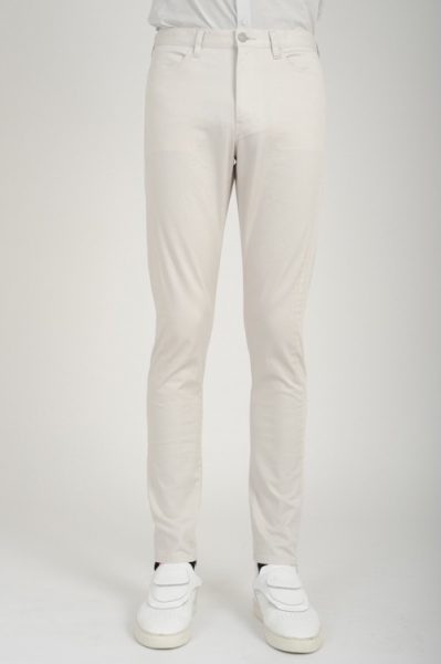 2015 S/S LAD MUSICIAN SKINNY PANTS WHITE GRAY