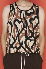 2020 S/S NUMBER (N)INE LOOSE TANK TOP