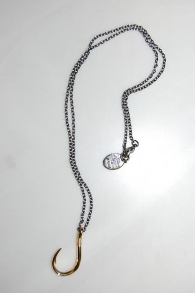 2014 S/S JAMA RICO×HARIM FISHHOOK NECKLACE GOLD