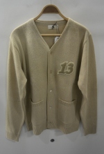 2018 S/S M / wappen cardigan (camel)