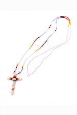 2018 S/S TMT NAVAJO HANDMADE BEADS CROSS NECKLESS