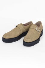 2023 S/S LAD MUSICIAN SUEDE MONK STRAP SHOES