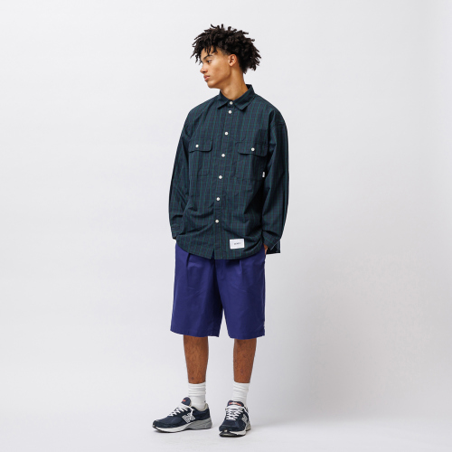 RESTOCK 2025 S/S WTAPS WCPO 01 / LS / COTTON. BROADCLOTH