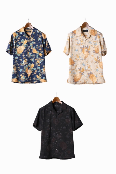 2018 S/S LOUNGE LIZARD COTTON×RAYON ALOHA SHIRT