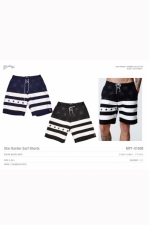 2016 S/S MARBLES Star Border Surf Shorts BLACK