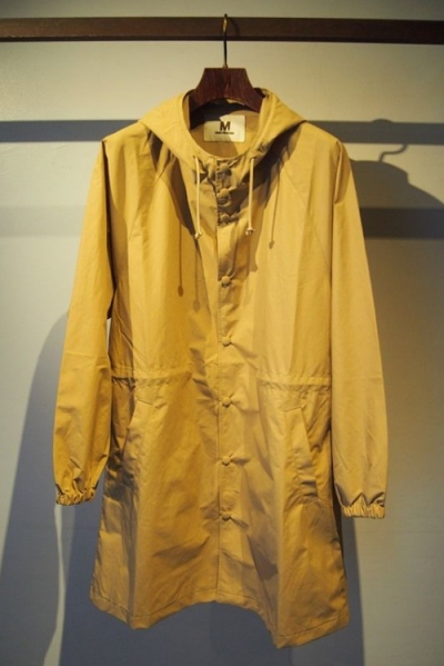 2018 S/S M hoodie raincoat camel