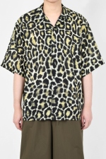 2023 S/S LAD MUSICIAN LEOPARD SHORT SLEEVE OPEN COLLAR SHIRT