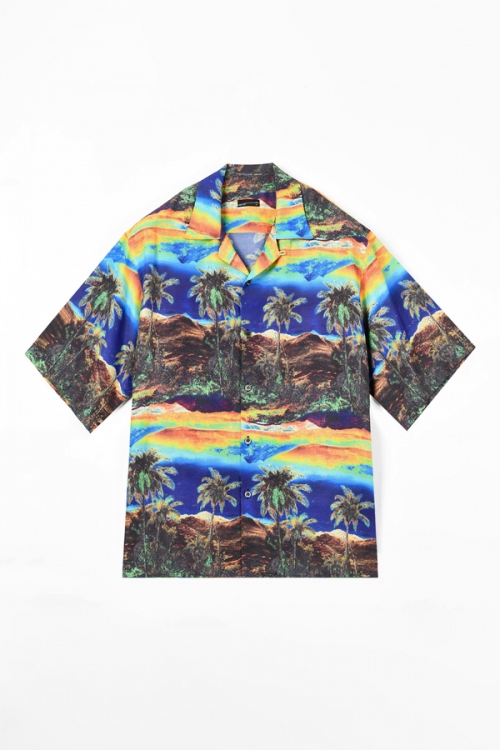 2023 S/S LAD MUSICIAN PALMTREE SHORT SLEEVE OPEN COLLAR
