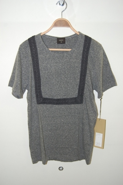 2013 S/S JAMA RICO 60/2 TENJIJKU T-SH (ALAN KNIT TAPE) CHARCOAL