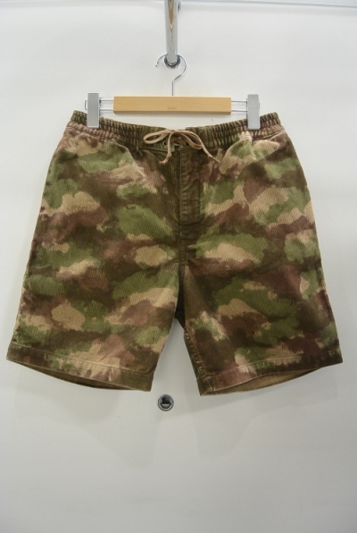 2016 S/S M hand paint camo easy shorts khaki