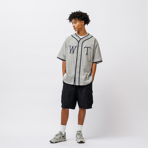 wtaps 25ss LEAGUE SS グレー　Ｓ W)taps - WTAPS AII/SS/COTTON.LEAGUE グレーSの通販 by