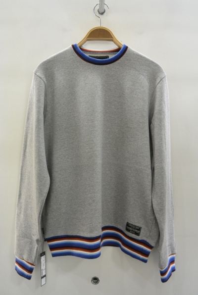 2016 A/W MARBLES MEXICAN RIB CREW TOP GRAY