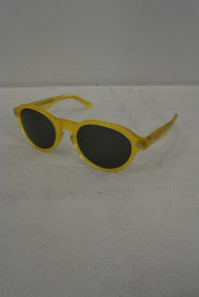 2016 A/W M oval shape sunglass vintage yellow