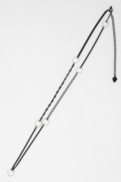 2025 A/W LAD MUSICIAN COMBI RING NECKLACE
