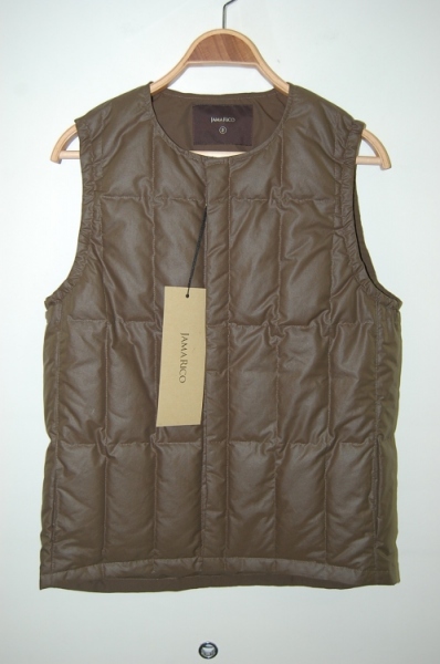 2013 A/W JAMA RICO NO CALLOR DOWN VEST KHAKI