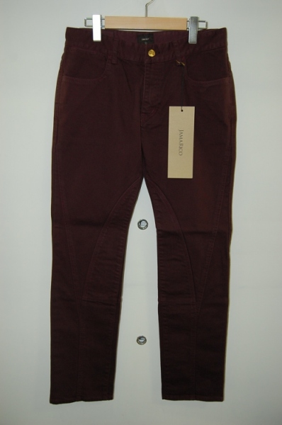 2013 A/W JAMA RICO JOPPER TYPE STRETCH PANTS OVER DYE WINE