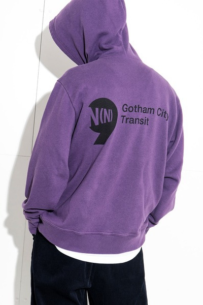 2020 A/W NUMBER (N)INE N(N) Gotham City Transit HOODY SWEATSHIRT/n(n) ゴッサムシティ トランジット パーカー