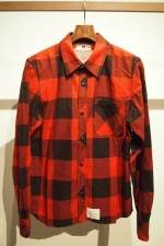 2015 A/W M / original buffalo check shirts (red) 