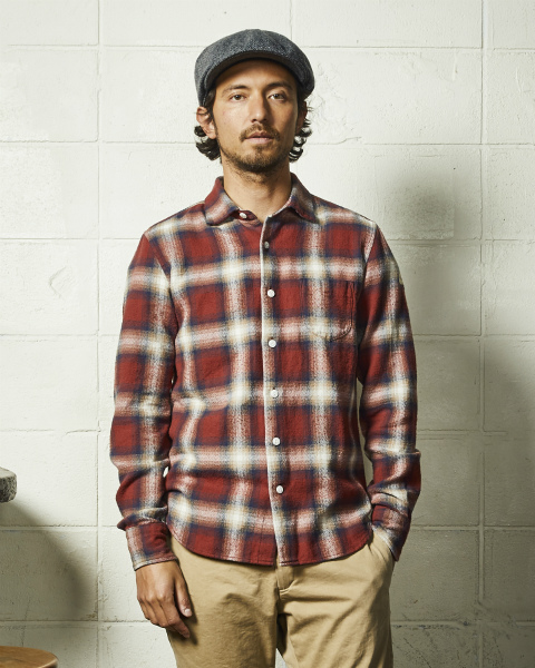 再入荷商品 HERRINGBONE TMT A/W 2020 OMBRE (TSHF2004 SHIRTS PLAID トップス