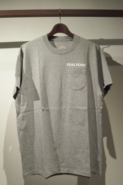 2018 A/W M crew neck pocket t-shirts (PEAK POINT)