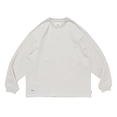 25SS WTAPS SIGN LS COTTON WHITE MEDIUM ② 2025 S/S WTAPS SIGN / SWEATER / COTTON「Lotus | ロータス」