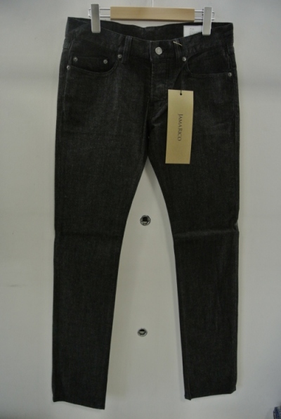 2014 A/W JAMA RICO 13.5OZ STRETCH DENIM SKINNY DENIM PANTS WASH BLACK