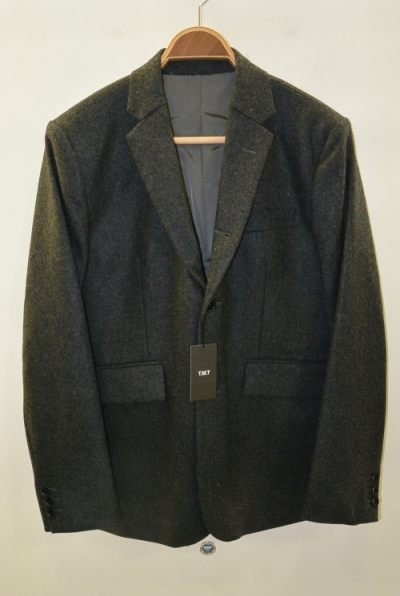 2016 A/W TMT FLANNEL TAILORED JACKET CHARCOAL