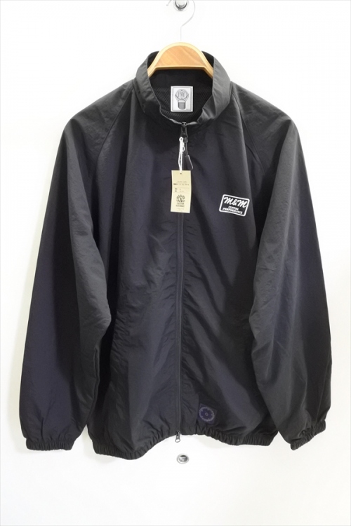 m&m COTTON LIKE NYLON TRACK JACKET M