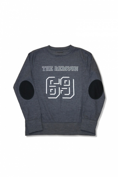 2015 A/W NUMBER (N)INE Crew Neck L/S_Wool(THE REDISUN 69) C-GRAY