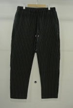 2014 A/W JAMA RICO QUILTING STRIPE KNIT PANTS BLACK