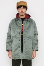 2019 A/W NUMBER (N)INE PRIMALOFT STAND FALL COLLAR COAT
