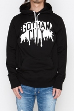 2018 A/W NUMBER (N)INE GOTHAM CITY PAINT__REGULAR HOODY SWEATSHIRT