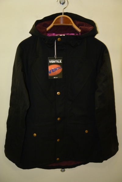 2016 A/W TMT VENTILE WEATHER CLOTH MOUNTAIN PARKA BLACK