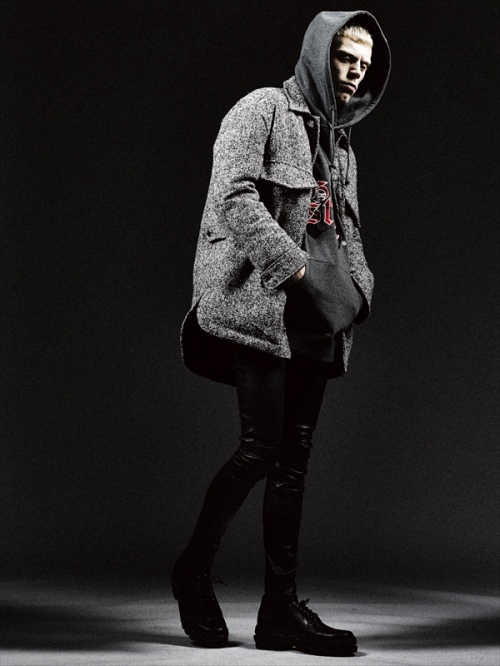 2019 A/W GalaabenD メランジメタリックツイード outer SH「Lotus 