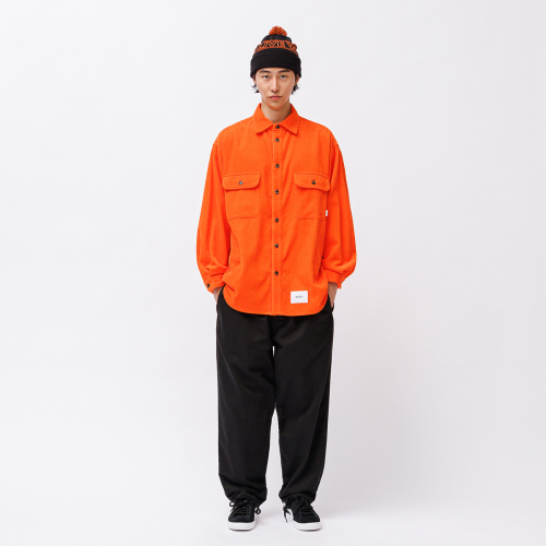 トップス wtaps wcpo / ls / corduroy orange 2024 A/W WTAPS WCPO / LS / COTTON. CORDUROY「Lotus | ロータス」