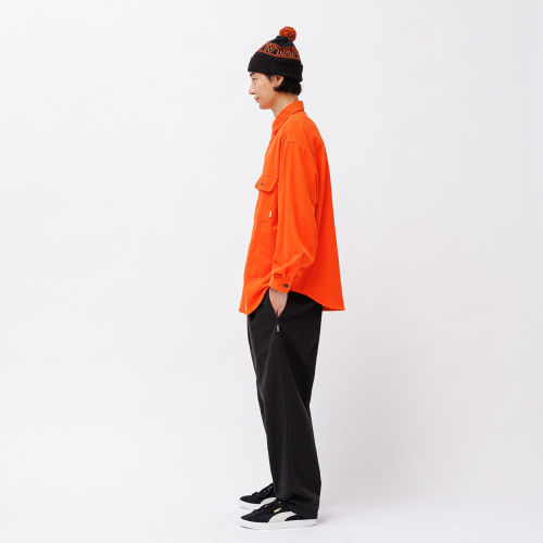 トップス wtaps wcpo / ls / corduroy orange WTAPS ダブルタップス 24AW WCPO/LS/COTTON.CORDUROY 242WVDT-SHM05
