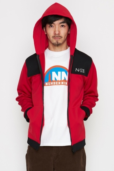 2019 A/W NUMBER (N)INE N(N)BONE_ZIP UP HOODY SWEATSHIRT