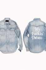 2017 A/W M×Marbles DENIM SHIRT (My Fuckin' Dream)