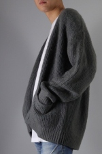 2021 A/W NUMBER (N)INE MOHAIR BRUSHED KNIT CARDIGAN