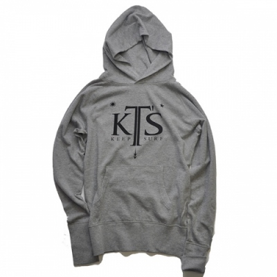 2014 A/W MARBLES GAUZE MINI HOODED PARKA [KT'S] TOP GRAY